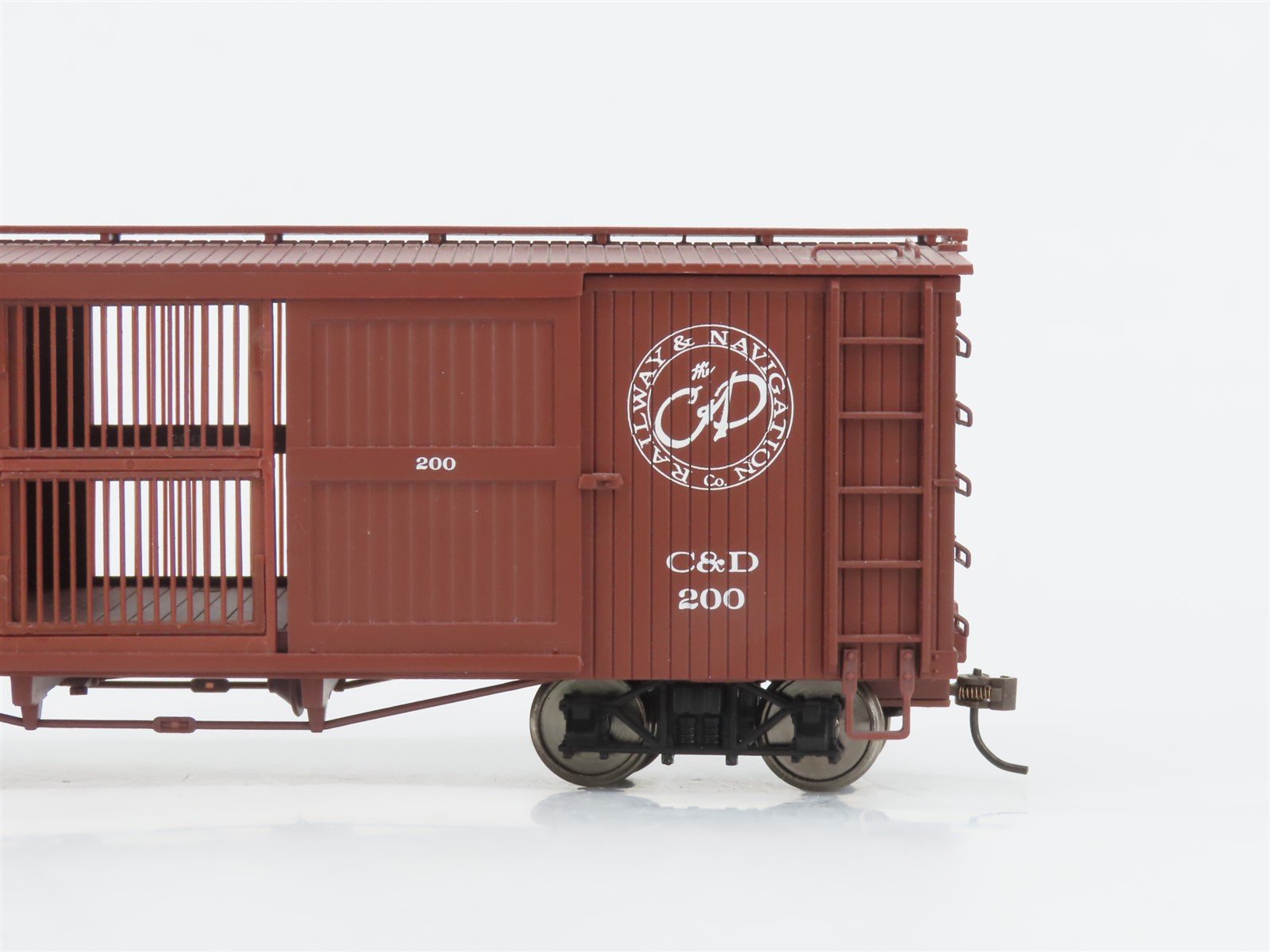 On30 Bachmann Spectrum 27635 C&D Chesapeake & Delaware Ventilated Box Car #200