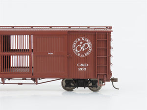 On30 Bachmann Spectrum 27635 C&D Chesapeake & Delaware Ventilated Box Car #200