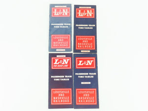 LOT of 10 L&N Louisville & Nashville Railroad Public Timetables 1960-1970
