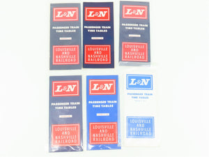 LOT of 10 L&N Louisville & Nashville Railroad Public Timetables 1960-1970