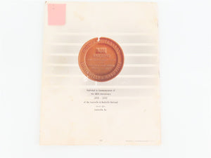 LOT of 5 L&N Railroad 100th Anniversary Brochure & Public Timetables 40's/50s