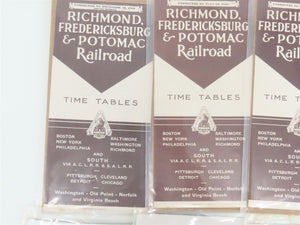 LOT of 21 Vintage RF&P Richmond Fredericksburg & Potomac Public Timetables 1940s