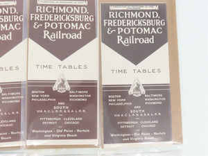 LOT of 21 Vintage RF&P Richmond Fredericksburg & Potomac Public Timetables 1940s