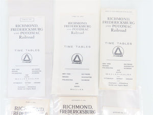 LOT of 13 RF&P Richmond Fredericksburg & Potomac Public Timetables 1960s/1970s
