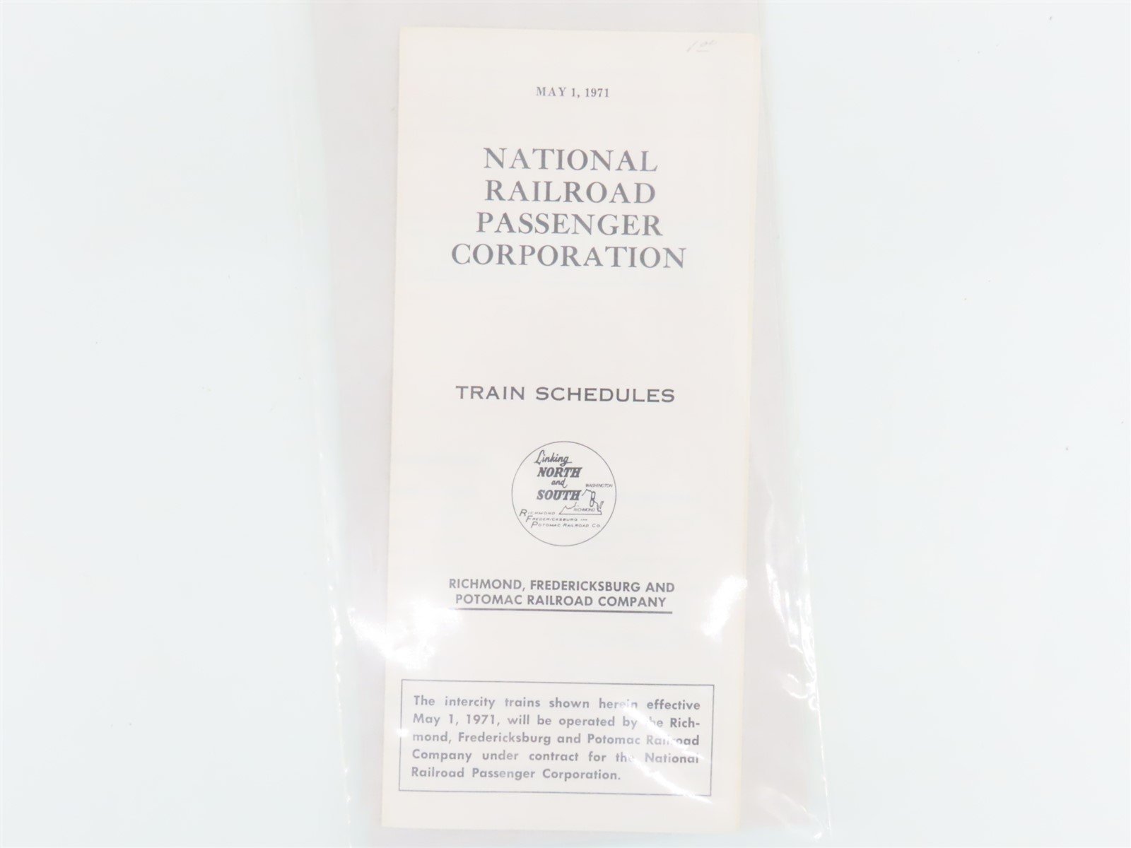 LOT of 13 RF&P Richmond Fredericksburg & Potomac Public Timetables 1960s/1970s