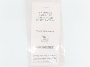 LOT of 13 RF&P Richmond Fredericksburg & Potomac Public Timetables 1960s/1970s