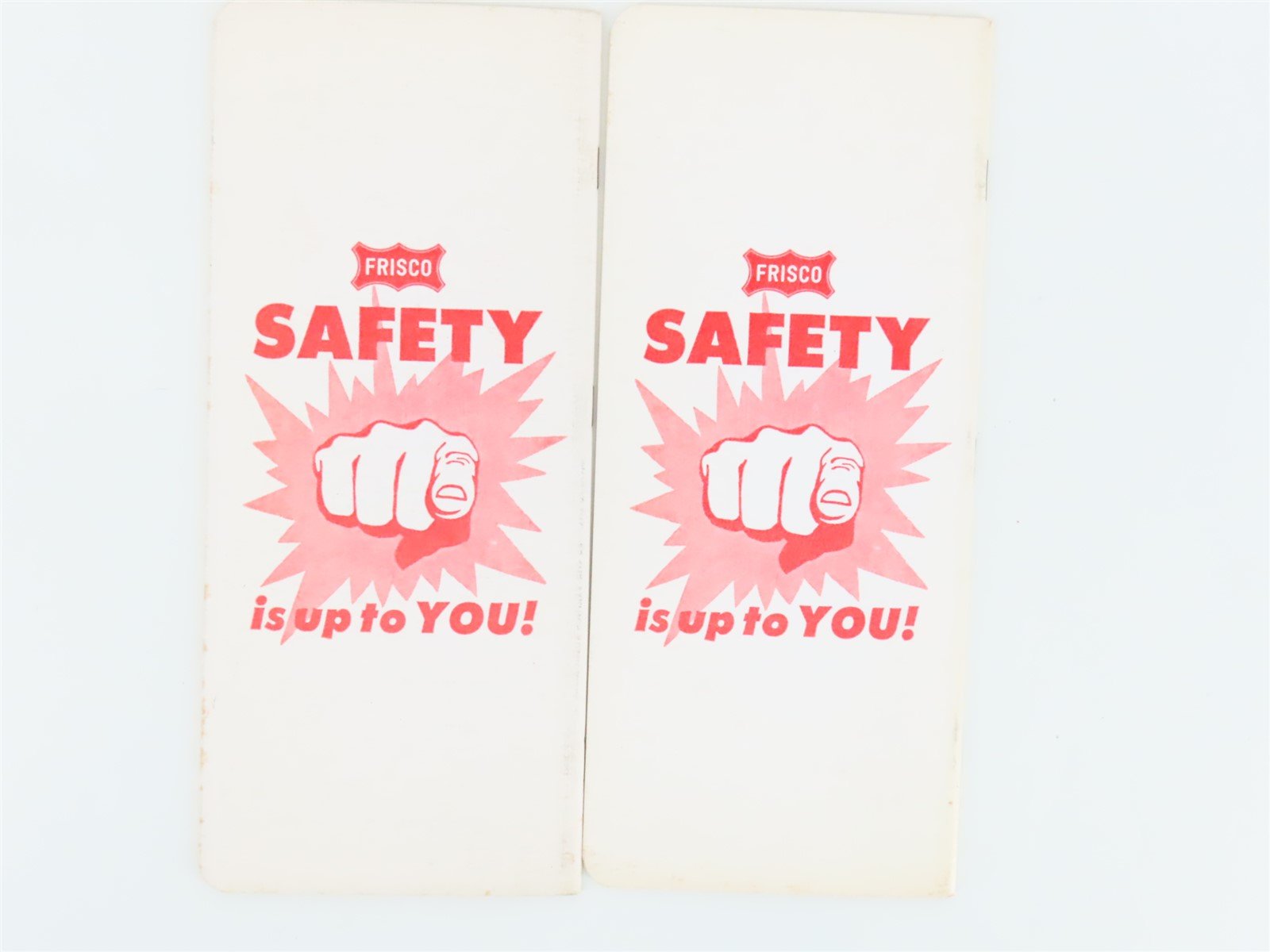 LOT of 8 Vintage SLSF Frisco Railway Employee Timetables 1971, 1973, & 1975