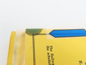 LOT of 8 Vintage SLSF Frisco Railway Employee Timetables 1976 & 1979