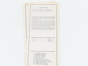 LOT of 7 Vintage SP&S Spokane Portland & Seattle Employee Timetables 1940s
