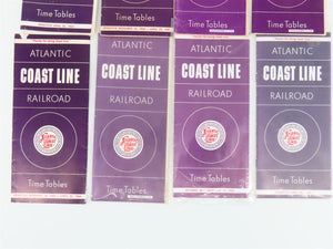 LOT of 17 ACL Atlantic Coast Line Railroad Public Timetables 1923 & 1960s