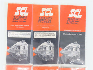 LOT of 14+ SCL & Family Lines/Chessie Public Timetables & Maps 1960s/70s/80s