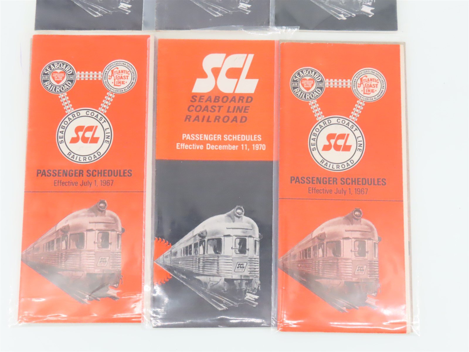 LOT of 14+ SCL & Family Lines/Chessie Public Timetables & Maps 1960s/70s/80s