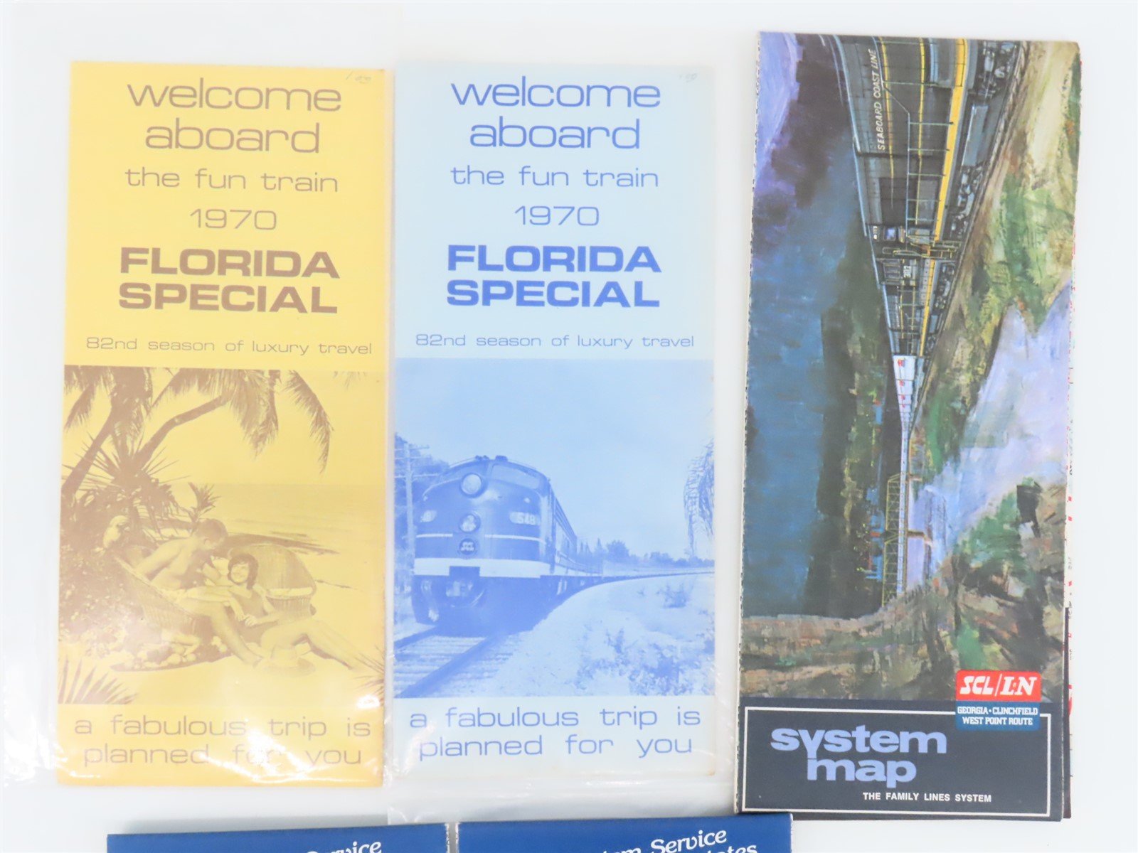 LOT of 14+ SCL & Family Lines/Chessie Public Timetables & Maps 1960s/70s/80s