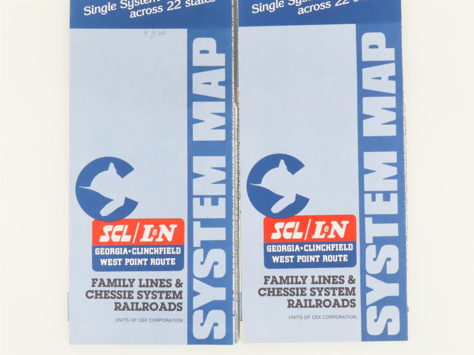 LOT of 14+ SCL & Family Lines/Chessie Public Timetables & Maps 1960s/70s/80s