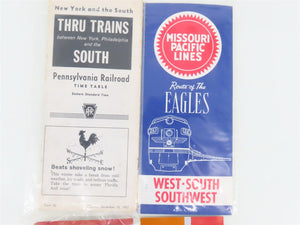 LOT of 12+ Assorted PGE, UP, RI, NP, GN, SP, & Other Public Timetables & More