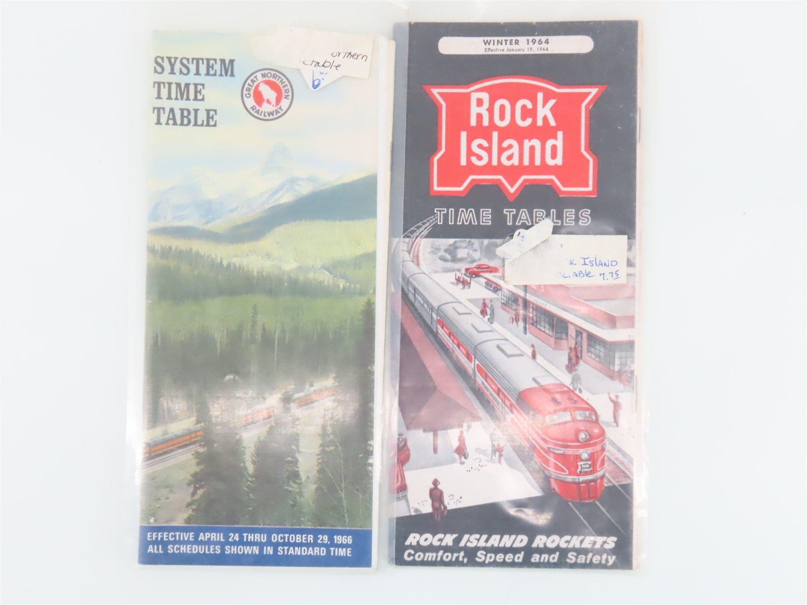 LOT of 12+ Assorted PGE, UP, RI, NP, GN, SP, & Other Public Timetables & More