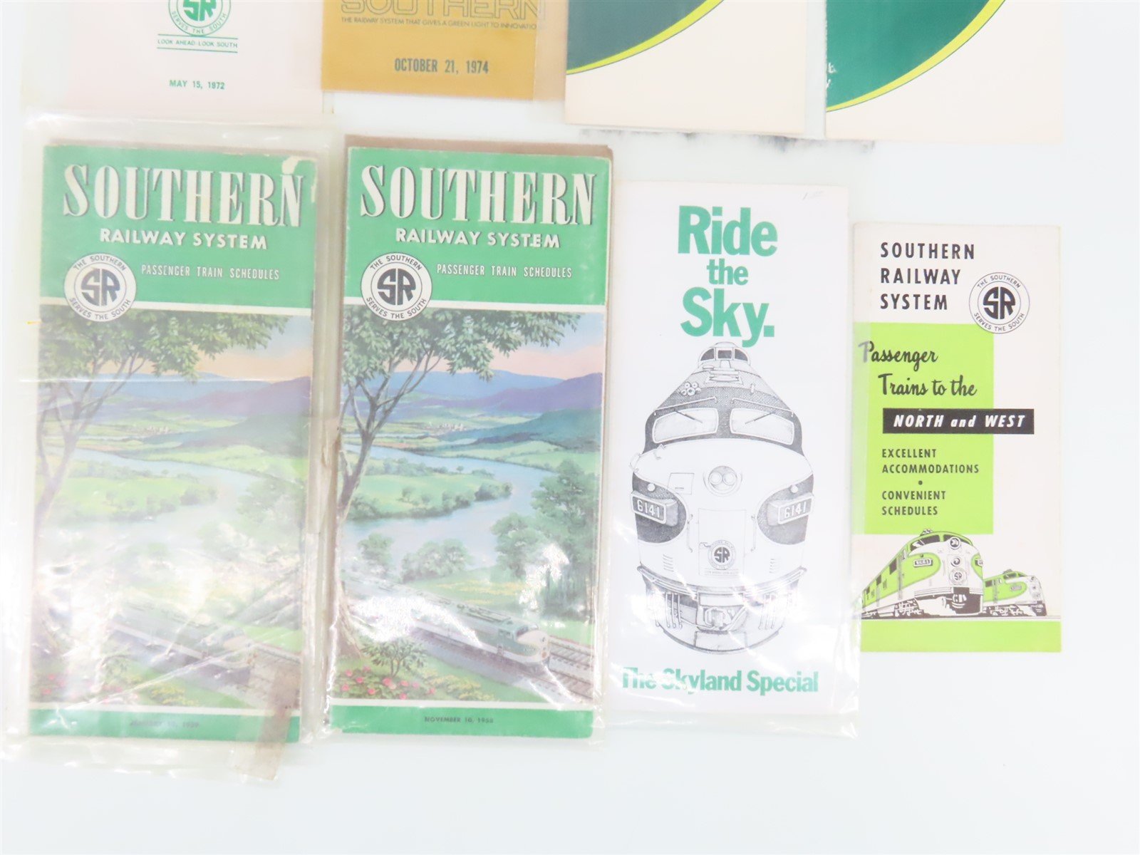 LOT of 22+ SOU Southern Railway Public Timetables 1921 & 1950s/60s/70s