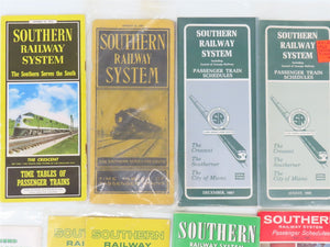 LOT of 22+ SOU Southern Railway Public Timetables 1921 & 1950s/60s/70s