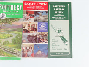 LOT of 22+ SOU Southern Railway Public Timetables 1921 & 1950s/60s/70s