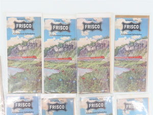 LOT of 17 Vintage SLSF Frisco Railway Public Timetables 1950s/60s