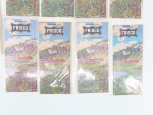 LOT of 17 Vintage SLSF Frisco Railway Public Timetables 1950s/60s