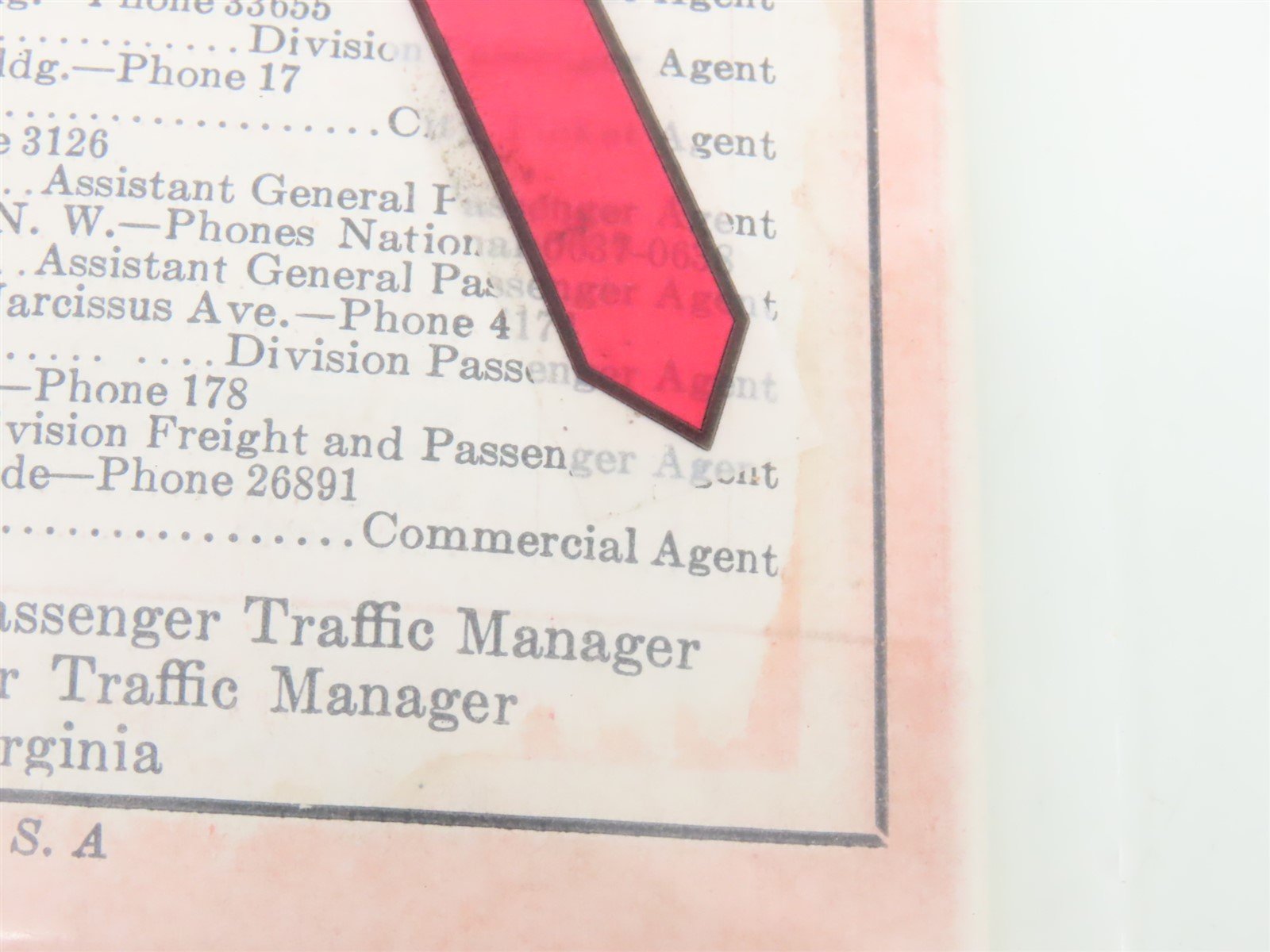 LOT of 8 Vintage SAL Seaboard Air Line Railway Public Timetables 1939