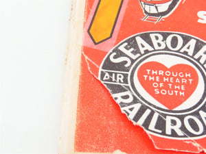 LOT of 12 Vintage SAL Seaboard Air Line Railroad Public Timetables 1954-1957