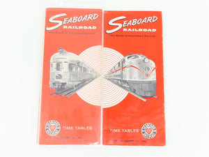 LOT of 18 Vintage SAL Seaboard Air Line Railroad Public Timetables 1964 & 1965