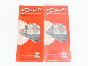 LOT of 18 Vintage SAL Seaboard Air Line Railroad Public Timetables 1964 & 1965
