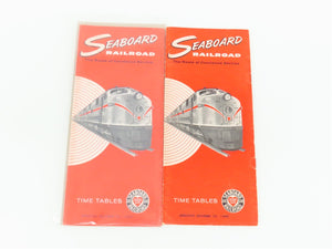 LOT of 18 Vintage SAL Seaboard Air Line Railroad Public Timetables 1964 & 1965