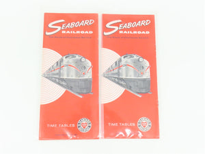 LOT of 18 Vintage SAL Seaboard Air Line Railroad Public Timetables 1964 & 1965