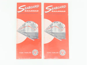 LOT of 14 Vintage SAL Seaboard Air Line Railroad Public Timetables 1966 & 1967