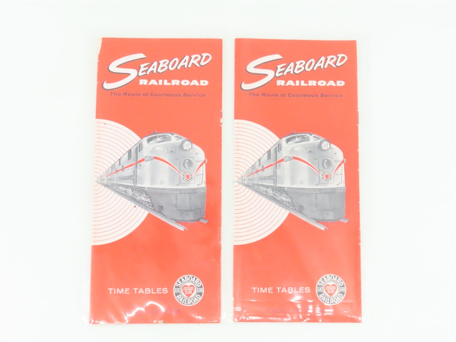 LOT of 14 Vintage SAL Seaboard Air Line Railroad Public Timetables 1966 & 1967
