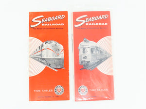 LOT of 18 Vintage SAL Seaboard Air Line Railroad Public Timetables 1962 & 1963