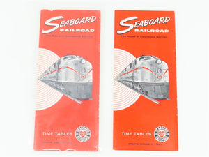 LOT of 18 Vintage SAL Seaboard Air Line Railroad Public Timetables 1962 & 1963