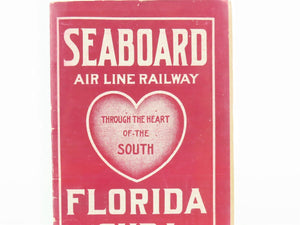 Antique SAL Seaboard Air Line Railway Public Timetable 1909