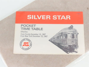 LOT of 6 Vintage SAL Seaboard Air Line Public Timetable Pocket Cards 1950s/60s