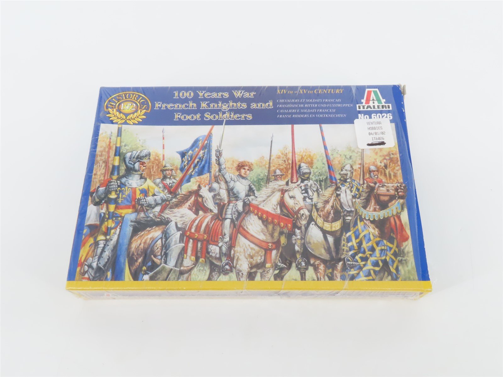1:72 Italeri 6026 100 Years Wars French Knights & Foot Soldiers Figures/People