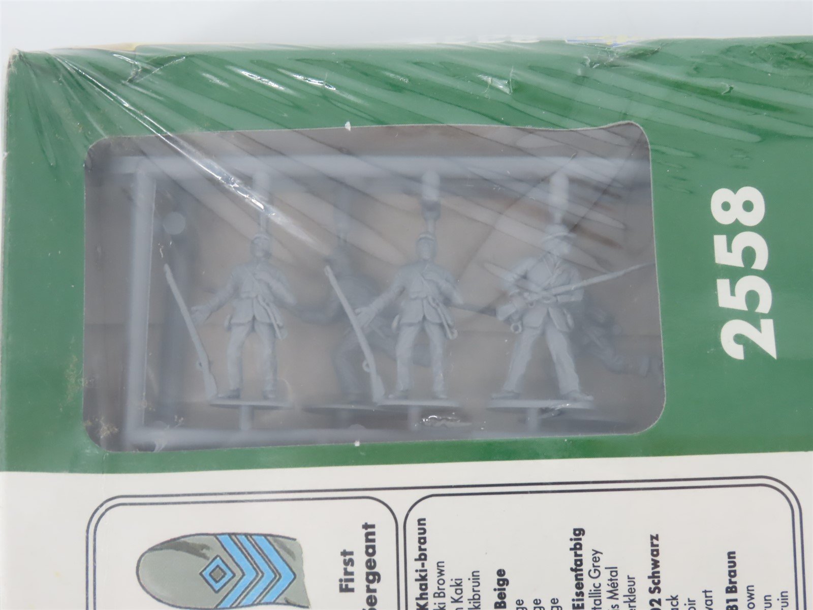 1:72 Revell 2558 Confederate Infantry Unpainted Figures/People 50 Pieces -Sealed