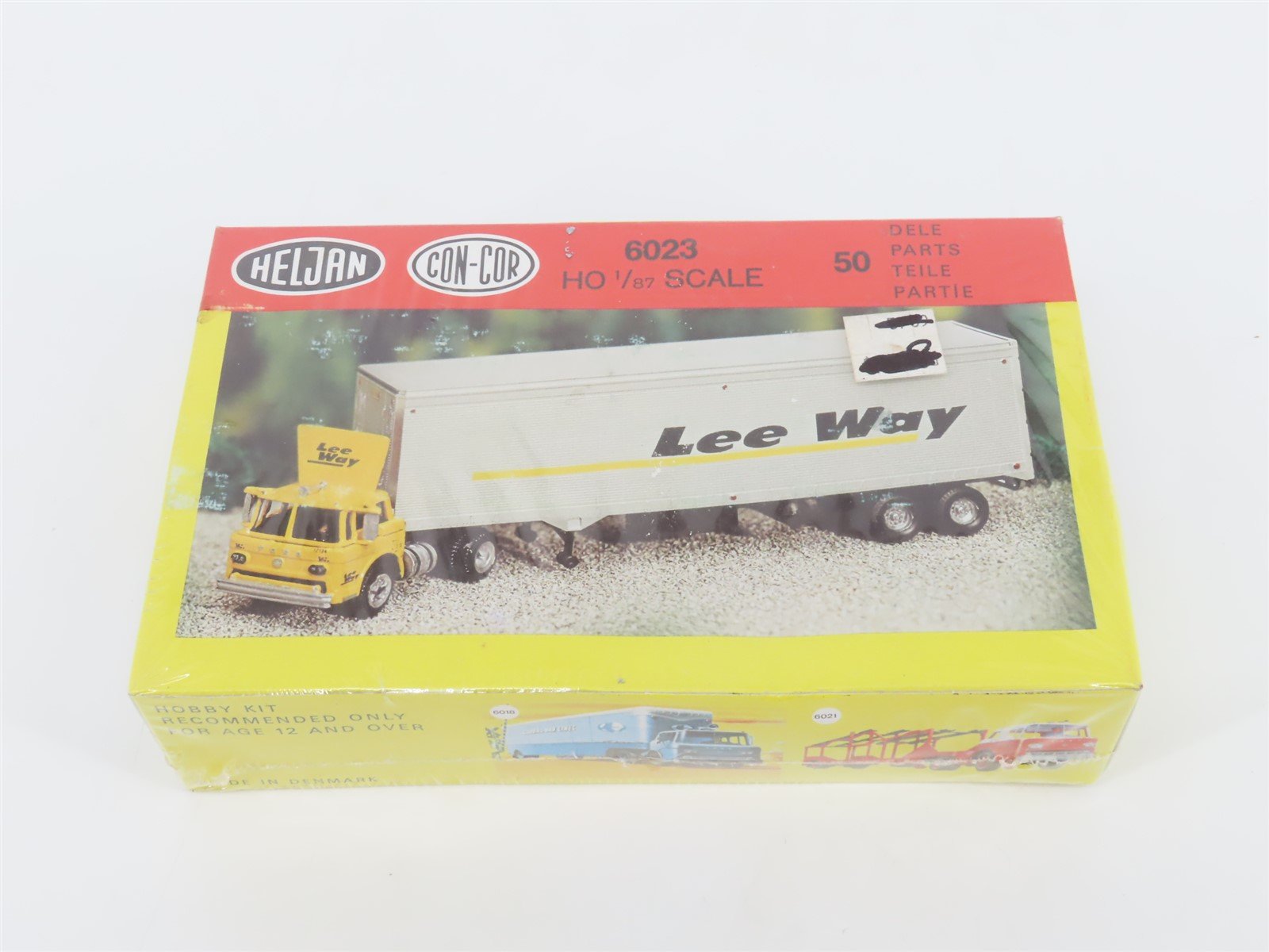 HO 1/87 Scale Heljan Con-Cor Kit 6023 Ford Auto Box Truck - Sealed