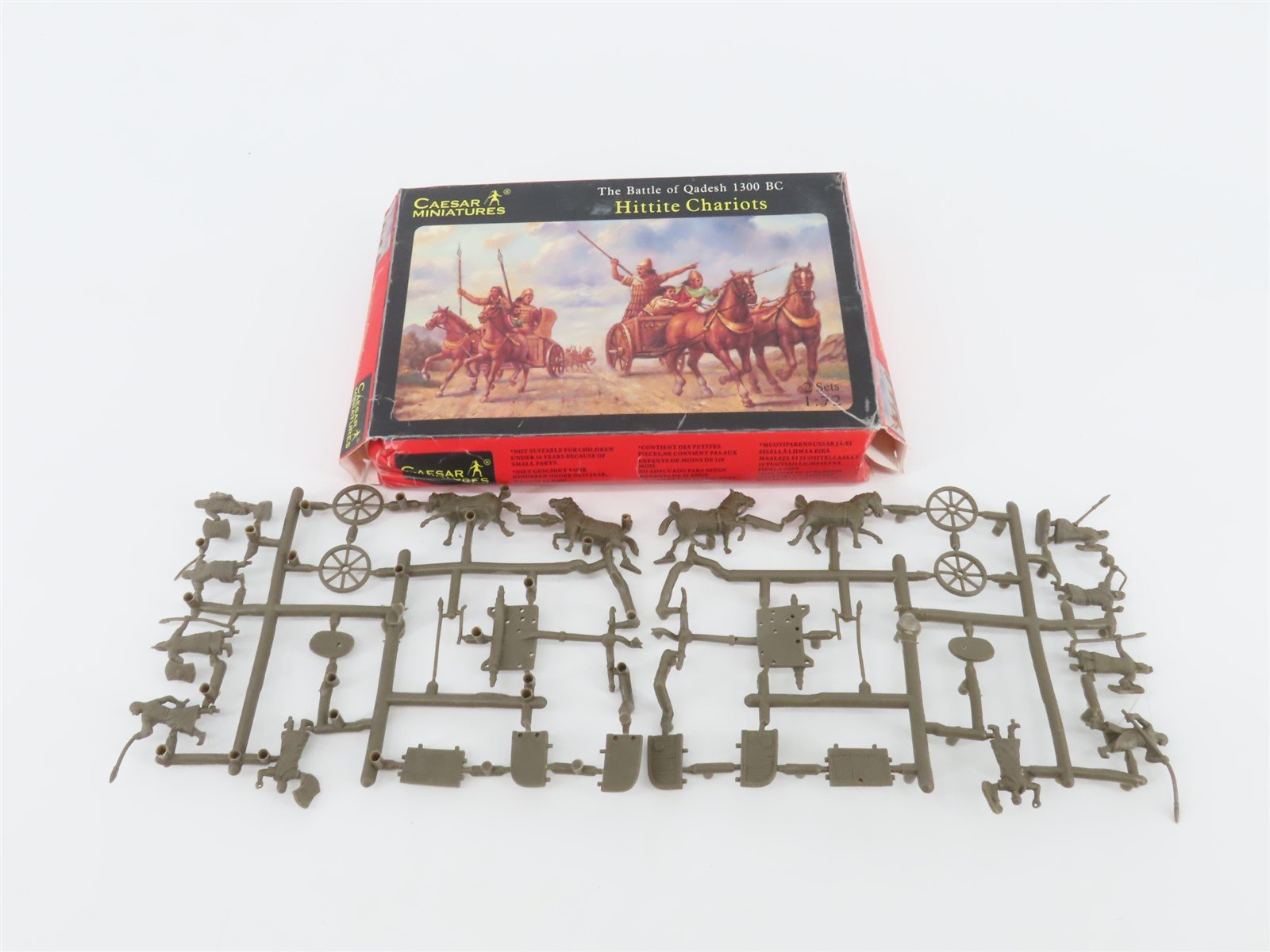 1:72 Scale Caesar Miniatures 012 Hittite Chariots Figures/People