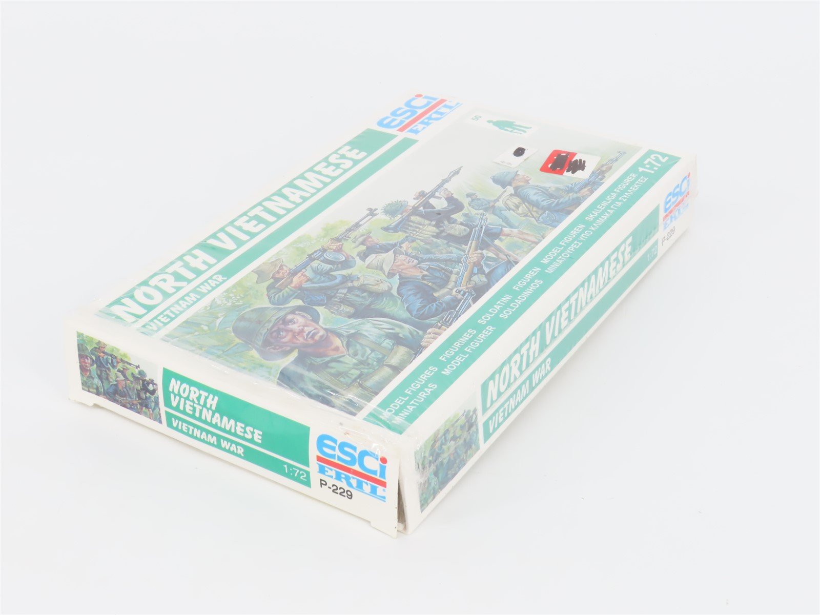1:72 Scale ESCI Ertl P-229 Vietnam War North Vietnamese 50 Figures/People