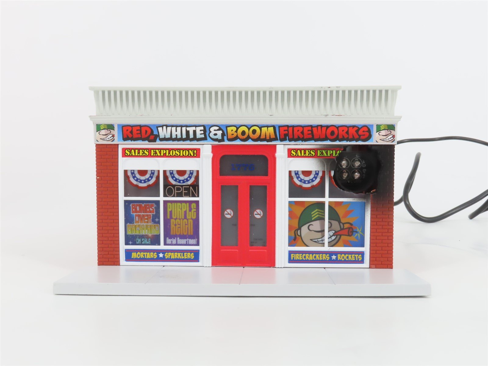 O Scale Lionel 2129030 Sgt. Stumpy's Red White & Boom Building w/Lights