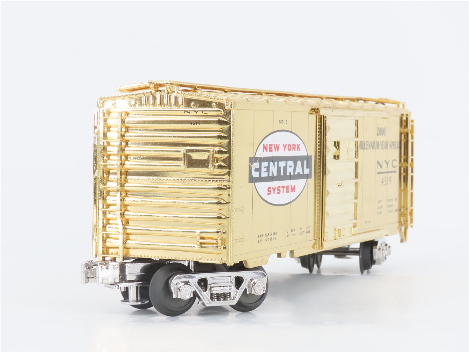 O Gauge 3-Rail Lionel NYC New York Central Gold Anniversary 40' Boxcar #4519