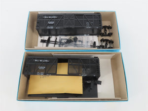 LOT of 10 HO Scale Athearn Kits ATSF, D&RGW, PRR, Koppers Assorted Freight Cars