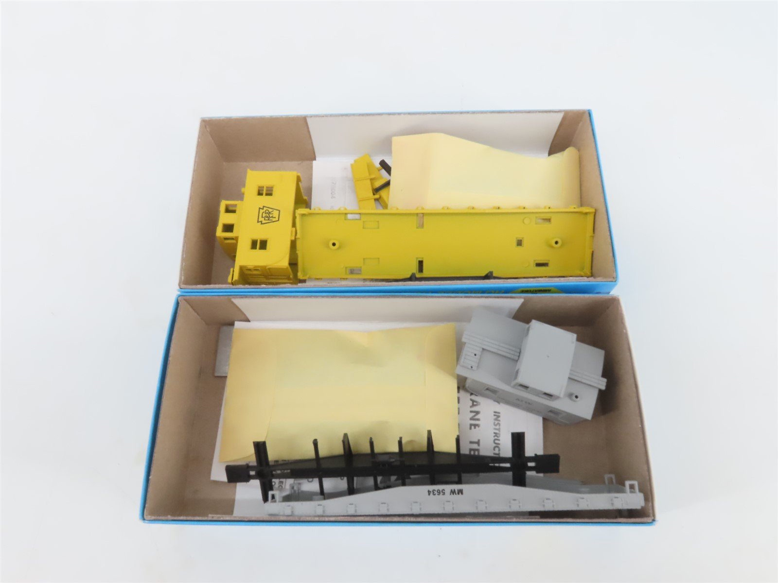 LOT of 10 HO Scale Athearn Kits ATSF, D&RGW, PRR, Koppers Assorted Freight Cars