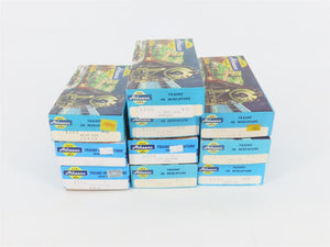 LOT of 10 HO Scale Athearn Kits ATSF, D&RGW, PRR, Koppers Assorted Freight Cars