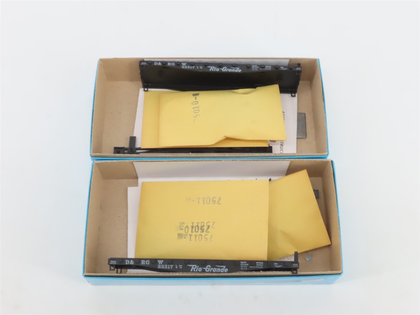 LOT of 10 HO Scale Athearn Kits D&RGW, N&W, SL-SF, & More Assorted Freight Cars