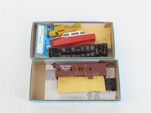 LOT of 10 HO Scale Athearn Kits ATSF, GM&O, PRR, SP & More Assorted Freight Cars