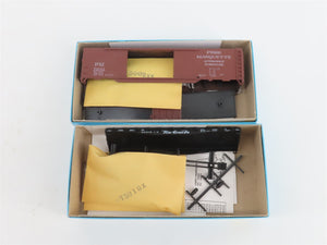 LOT of 10 HO Scale Athearn Kits D&RGW, SP, N&W, PM & More Assorted Freight Cars